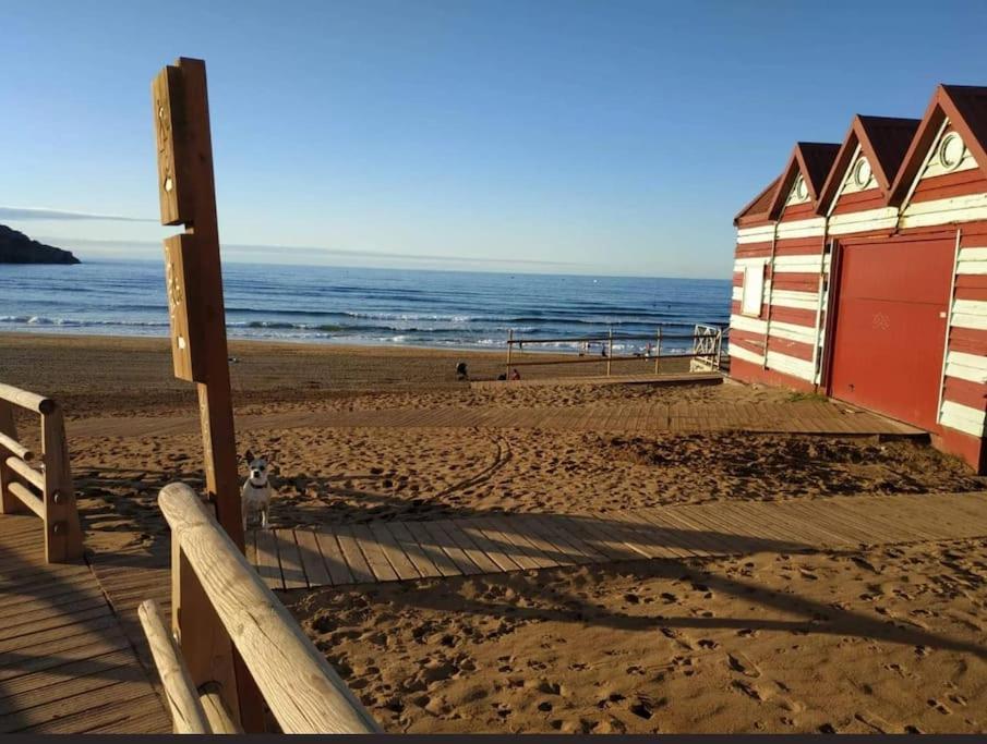 Apartamento Entero Con Desayuno Incluido Y Parking Gratuito, A 3 Km De Playa Con Aire Acondicionado Muskiz Bagian luar foto